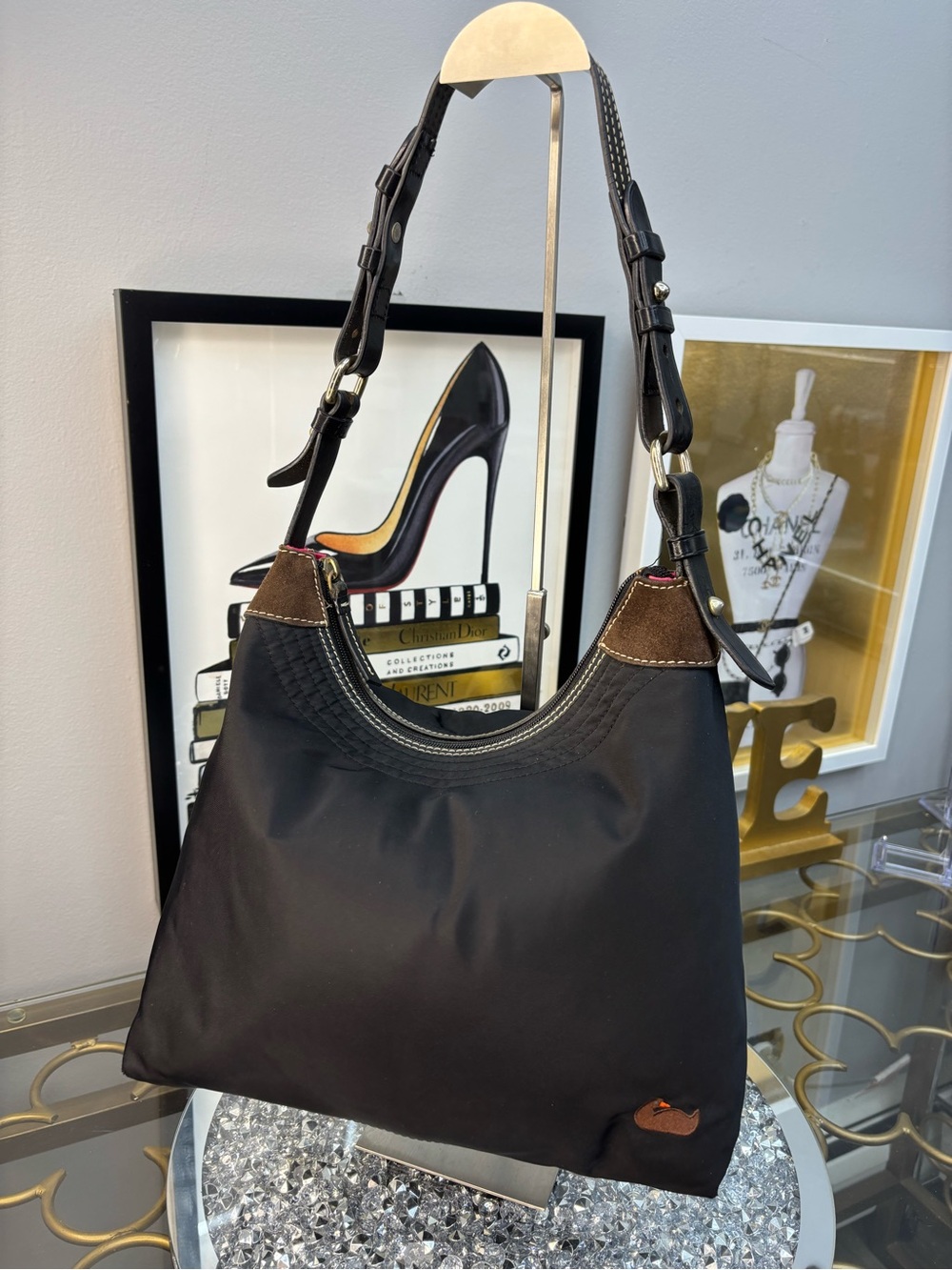 Dooney & Bourke Nylon Large Erica EUC